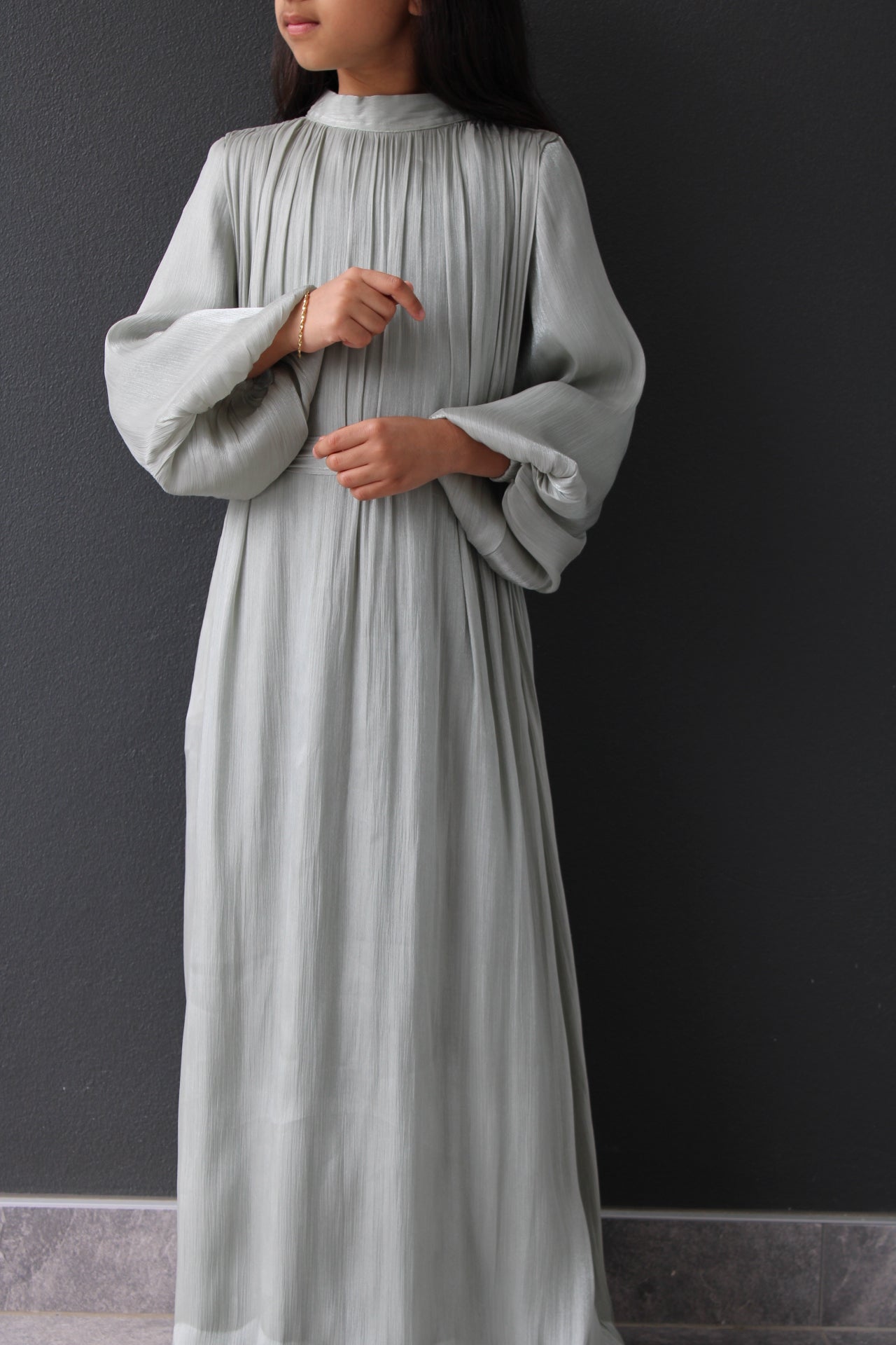 Elanoor Girls Shimmer Maxi Dress